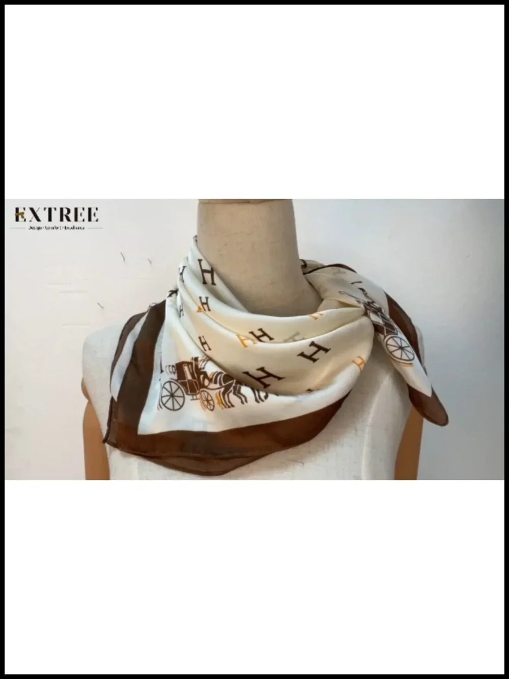 Silky Satin Square Scarf for Women - Headscarf, Neckerchief, Hair Wrap 27.5
